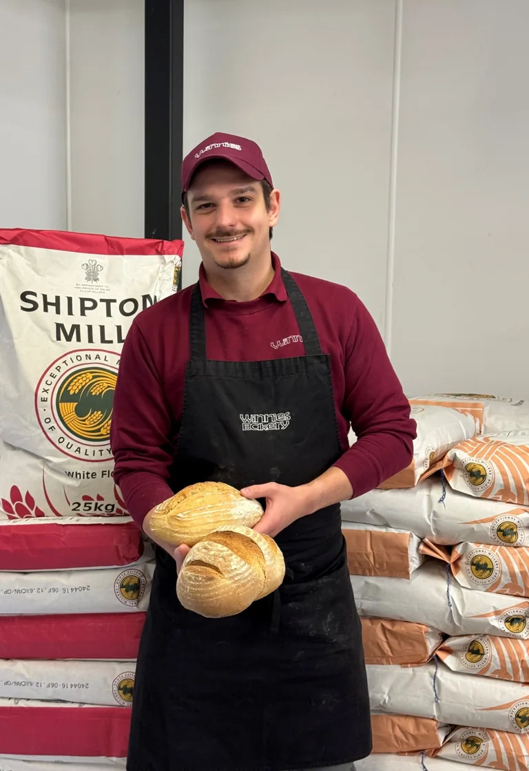 Winnie's Bakery — in the bakehouse